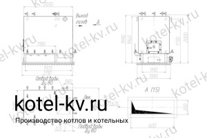 Чертеж котла КВ-0.58 РПК
