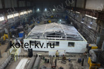 Производство модульной котельной 700 кВт на заводе